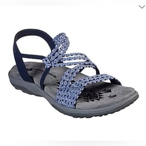 Skechers Womens Reggae Slim Strap Sandals Size 9